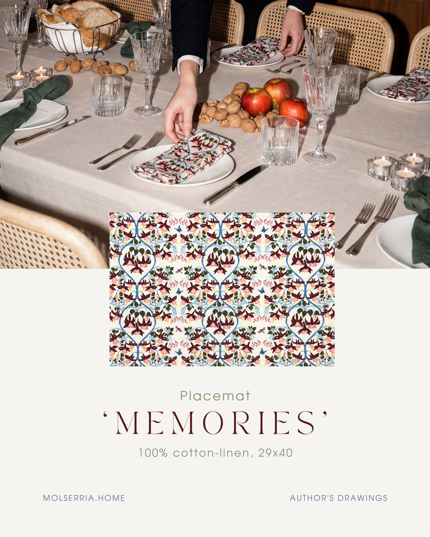 Placemat 'Memories'