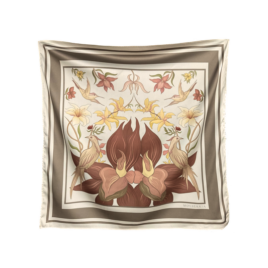 Scarf ‘Blooming garden’