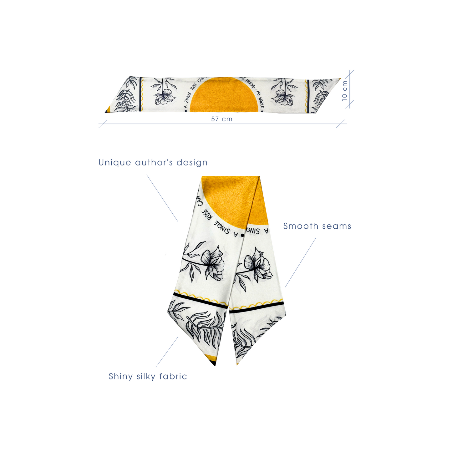 Twilly scarf 'Friendship'