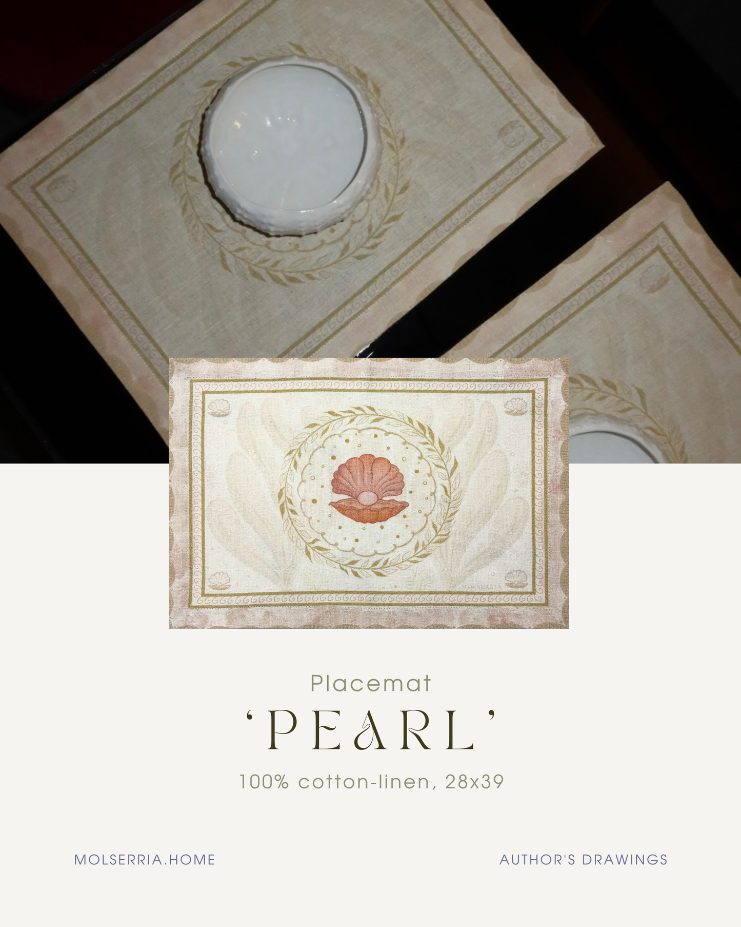 Placemat 'Pearl'