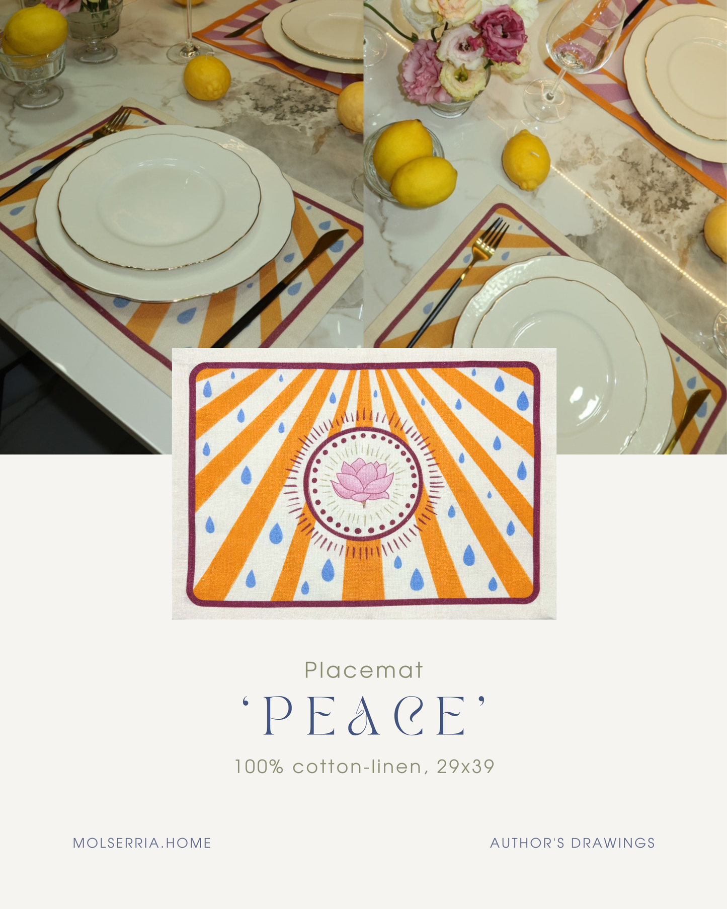 Placemat 'Peace'