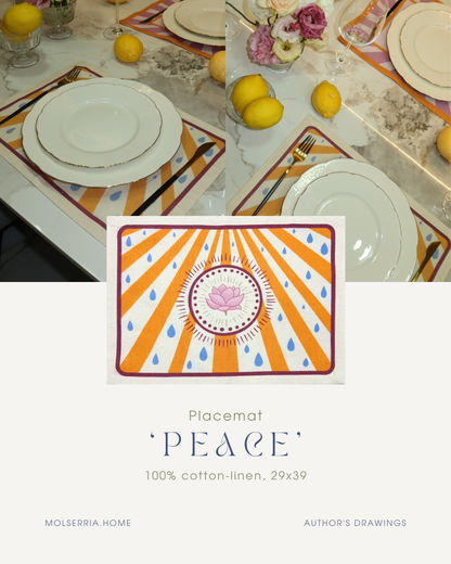 Placemat 'Peace'