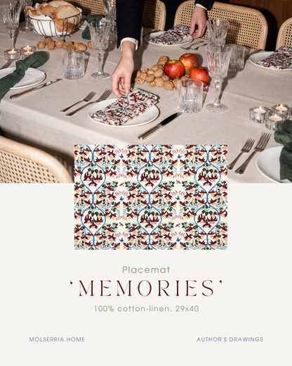 Placemat 'Memories'